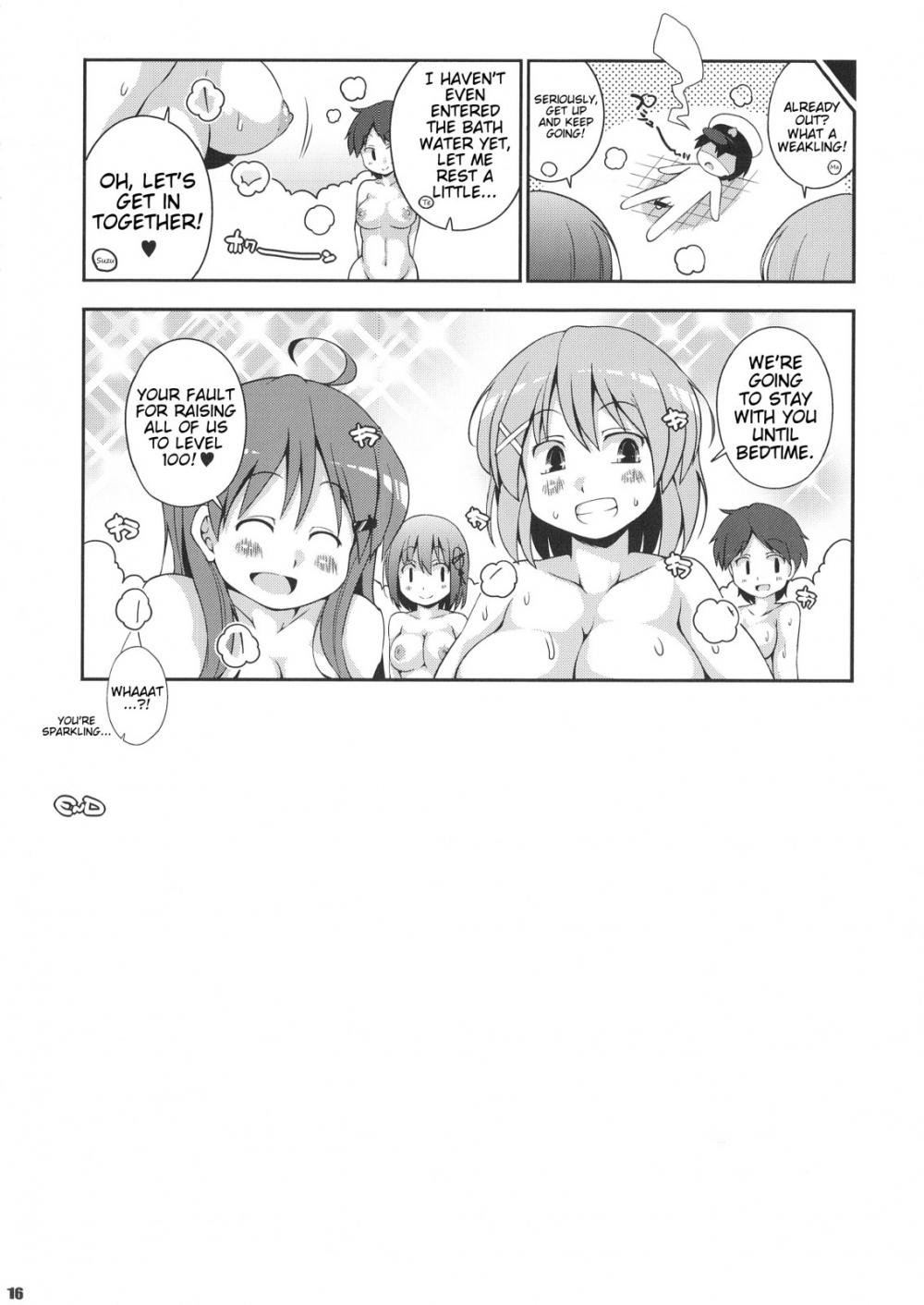 Hentai Manga Comic-Bath with the Ass-Type heavy Cruisers-Read-14